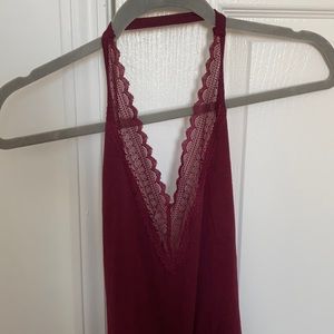 AE maroon bodysuit